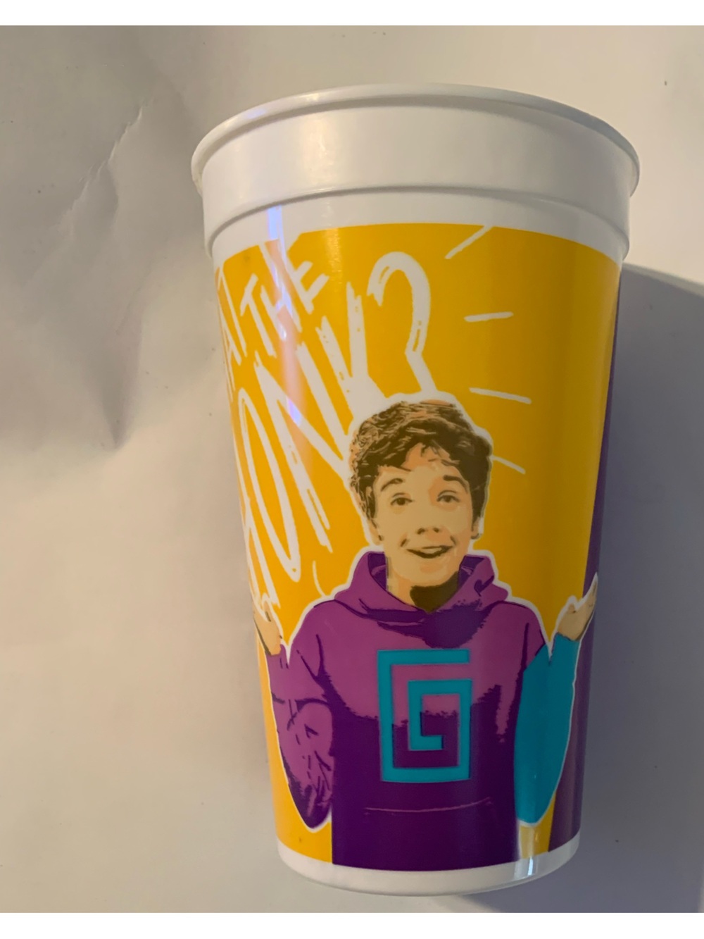 Mr Beast burgers Karl Jacobs Plastic cup